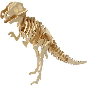 3D drevený model dinosaurus