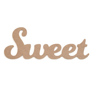 MDF výrez - nápis Sweet