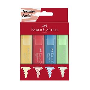 Zvýrazňovače Faber-Castell 1546 Pastel / sada 4 ks