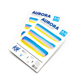 Akvarelový blok AURORA cold press - 12 listový