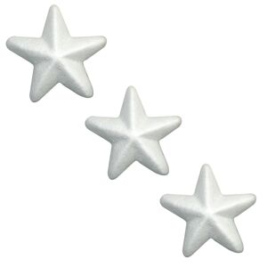 Polystyrénové hviezdy 15 cm - sada 3 ks