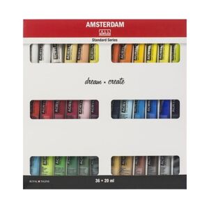 Sada akrylových farieb AMSTERDAM Standard Series 36 x 20 ml