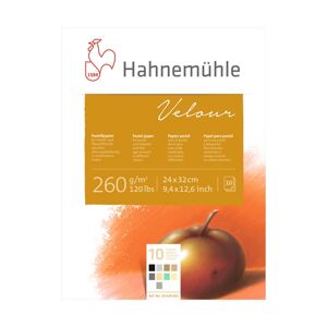 Blok farebných papierov na pastel Hahnemühle Velour | different dimensions