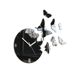 Moderné nástenné hodiny MOTÝLE