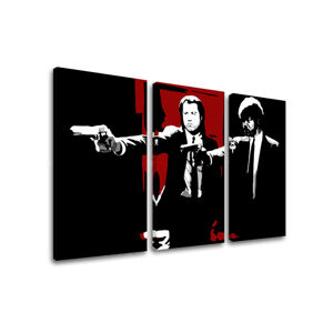 Tlačený POP Art obraz Pulp Fiction 3 dielny pulp5 (pop art obrazy)