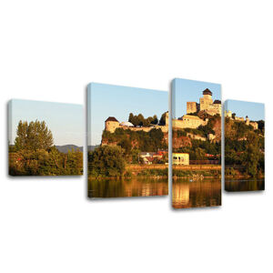 Obraz na plátne 4 dielny SLOVENSKO SK030E40 (moderný 4 dielny obraz na plátne)